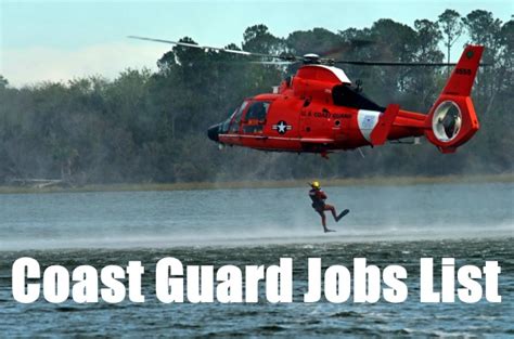 Coast Guard Jobs List A List Of All 24 Ratings In The Coast Guard