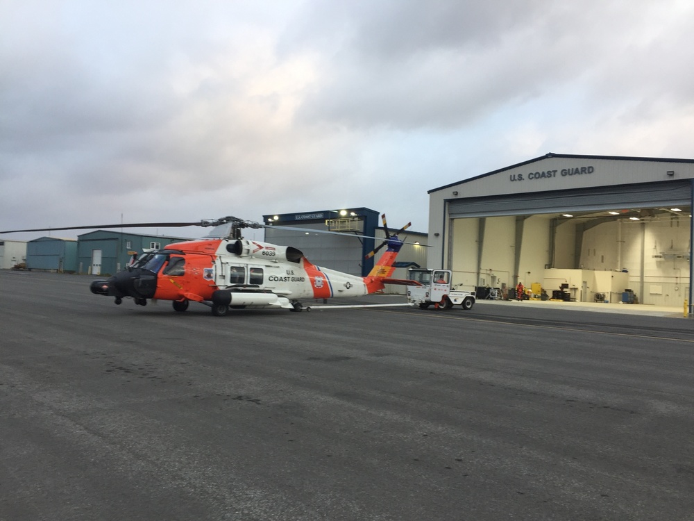 Coast Guard Mh 60 Jayhawk Helicopters From Air Station Kodiak Fly In