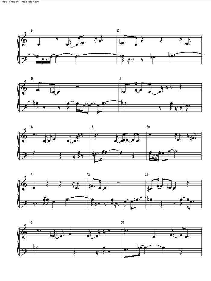 Colour My World Chicago Free Piano Sheet Music