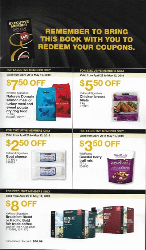 Costco Executive Coupons April 29 To May 12 2019 Costco West Fan Blog