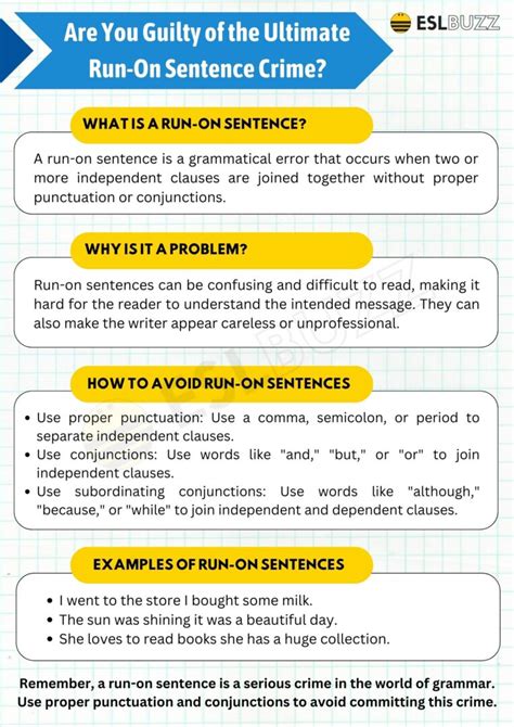 Create 6 Ways To Avoid Runon Sentences Now