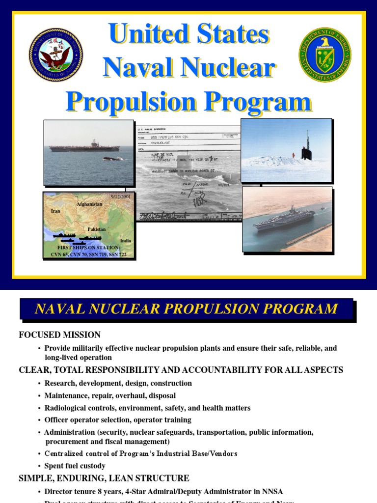 Design The Ultimate Navy Nuclear Power Program Now