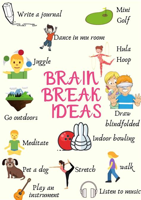 Design Ultimate Brain Breaks: 5 Ideas For Fun