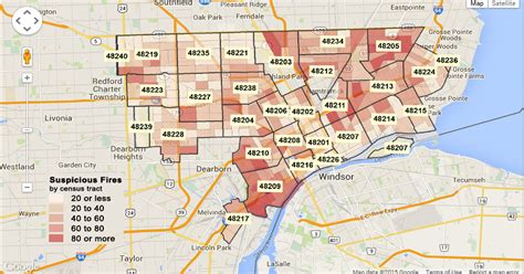 Detroit Zip Code Michigan