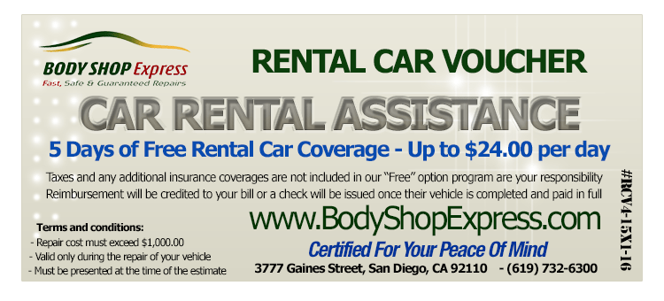 Dollar Car Rental Voucher