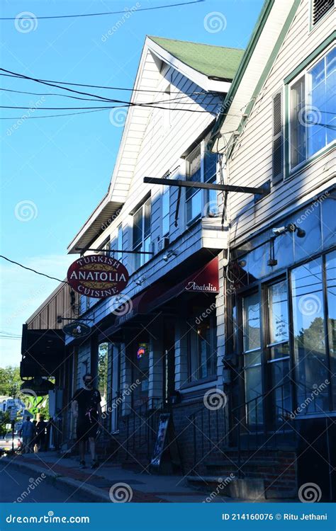 Downtown New Paltz In New York State Editorial Stock Image Image Of