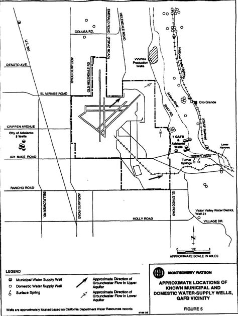 Drinking Water Supply Wells Map George Afb Ca