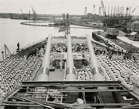 Dvids Images Our Yard History Commissioning Of Uss Alabama Image