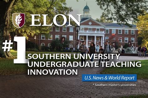 Elon Earns Three 1 Rankings In U S News World Report S America S