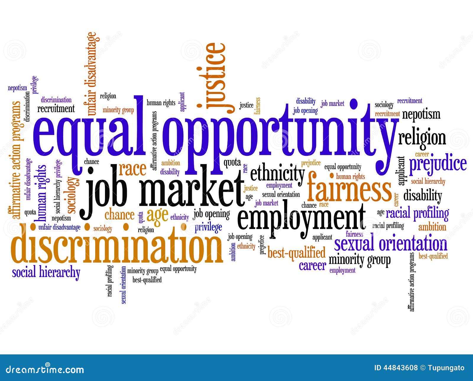 Equal Employment Opportunity Concept Stock Illustration Illustration