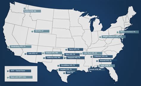 Every Air Force Base In The United States Air Force Air Force Bases