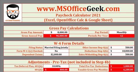 Excel Payroll Calculator 2023 Jeremymaiya