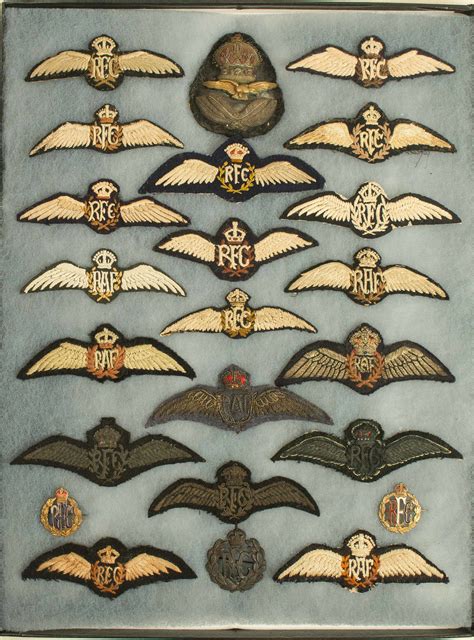 Exceptional Royal Flying Corps And Early Royal Air Force Wings And Badges Witherell Amp 39 S Auction