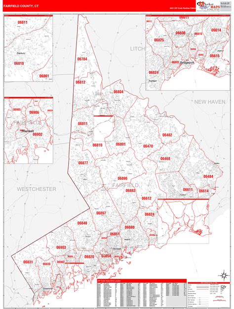 Fairfield Ct Zip Code Map Map