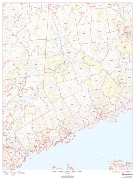 Fairfield Ct Zip Code Map Zip Code Map