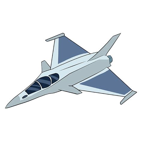 Fighter Jet Drawing Easy