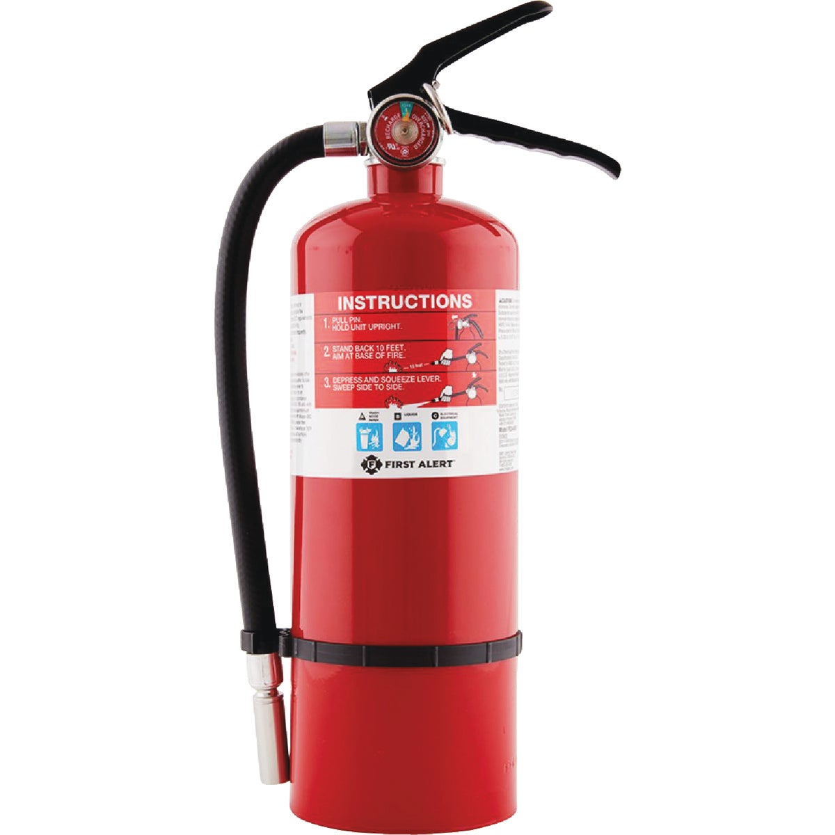 First Alert Rechargeable Heavy Duty Commercial Fire Extinguisher