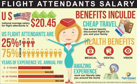 Flight Attendant Salary Infographic Flight Attendant Lobby Flight