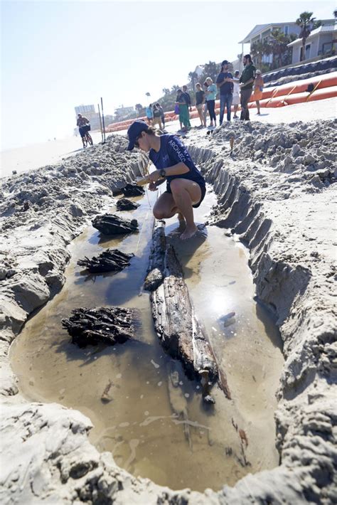 Florida Beach Erosion Uncovers Wooden Ship From 1800S Wsvn 7News Miami News Weather Sports