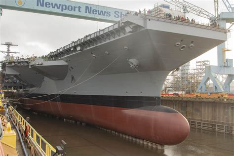 Ford Class Carrier John F Kennedy Cvn 79 Seen Here As It Reached