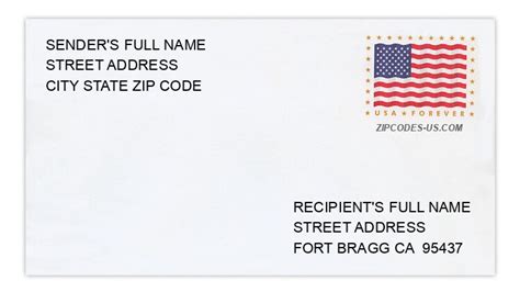 Fort Bragg California Zip Codes