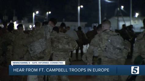 Fort Campbell Soldiers Deployed To Europe Overnight