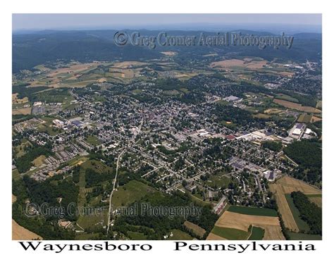 Franklin County Pennsylvania Waynesboro Pennsylvania Aerial View Aerial View Franklin