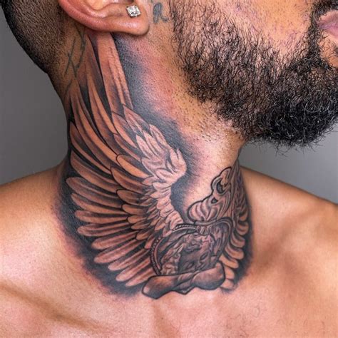 Front Neck Tattoo