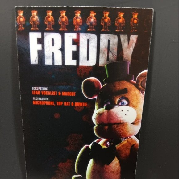 Games Five Nights At Freddys Freddy Promo Card Fnaf Dave Busters