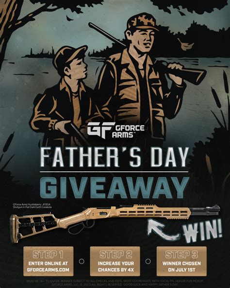 Giveaway Fathers Day Fde Huckleberry Gforce Arms