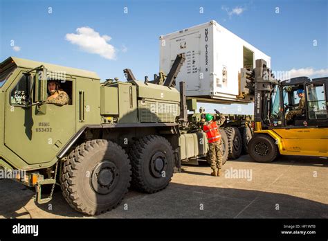 Heavy Equipment Operators From Marine Wing Support Squadron 171 Load A