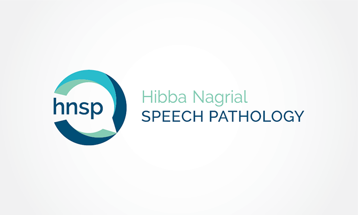 Hibba Nagrial Speech Pathology Logo Nyx Design Web Graphics Print