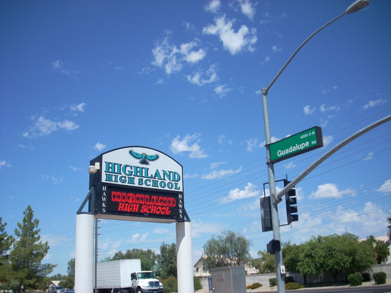 Highland High School In Gilbert Arizona