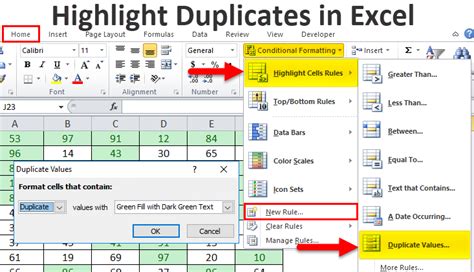 Highlight Duplicates In Excel Examples How To Highlight Duplicates