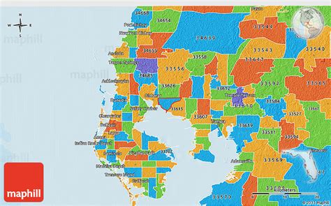 Hillsborough County Zip Code Map