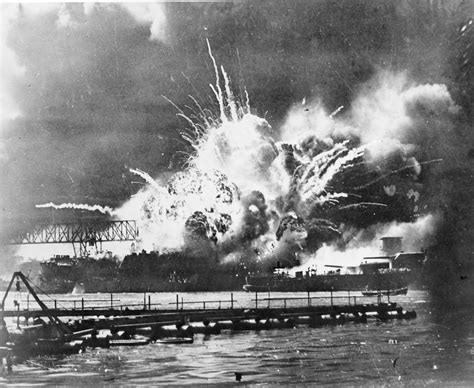 Historical Photos Of Pearl Harbor Attack On December 7 1941 Pasadena