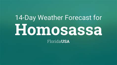 Homosassa Weather Forecast