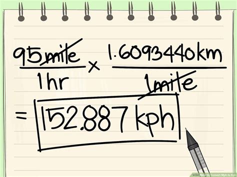 How To Convert Mph To Kph 6 Steps With Pictures Wikihow