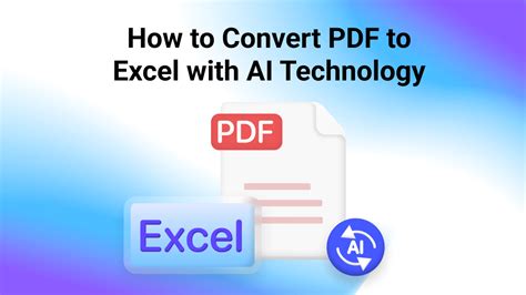 How To Convert Pdf To Excel With Ai In Seconds Updf