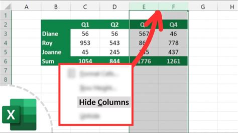 How To Hide Columns In Excel Beginner S Guide Youtube