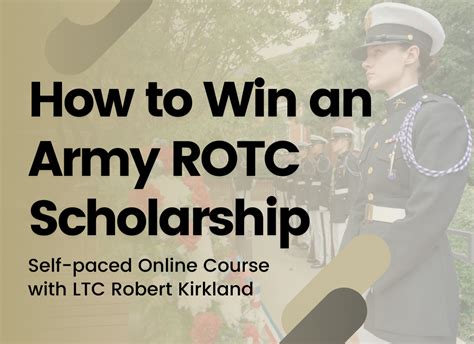 How To Win An Army Rotc Scholarship Rotc Consulting