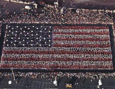 Human Flag San Diego Jan 29 1991 Human Flag San Diego City Photo