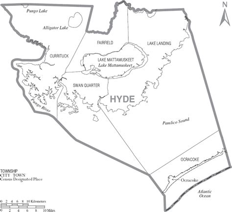 Hyde County Map Ocracoke Observer