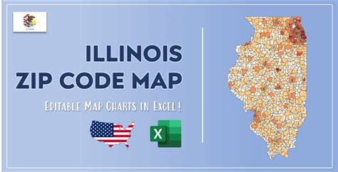 Illinois Zip Code Map In Excel Zip Codes List And Population Map Images And Photos Finder