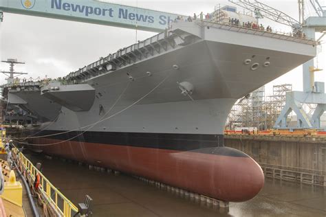 Image Uss John F Kennedy Cvn 79 In Drydock At Newport News