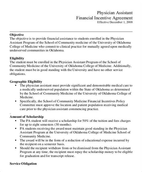 Incentive Agreement Templates 13 Free Word Pdf Format Download