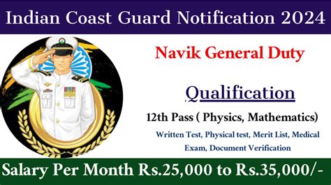 Indian Coast Guard Jobs Notification 2021 India Today Times Itt