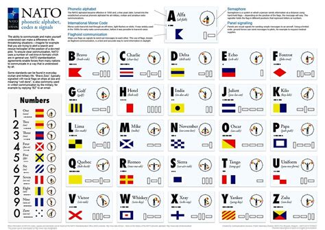 Infographic Nato Phonetic Alphabet Codes Signals Artofit