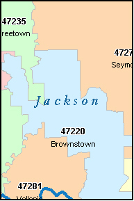 Jackson Zip Code Map Kentucky Jackson County Zip Codes