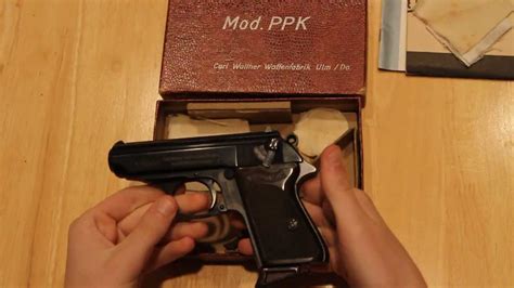 James Bond Walther Ppk From 1966 Unboxing Youtube